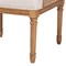Bali & Pari Rachana Traditional French Beige Fabric and Honey Oak Finished Wood Accent Chair 238-13386-ZORO - alternate 7